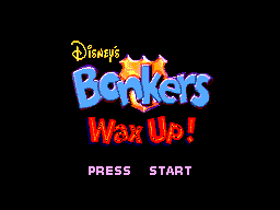 Bonkers Wax Up! (Brazil) Title Screen